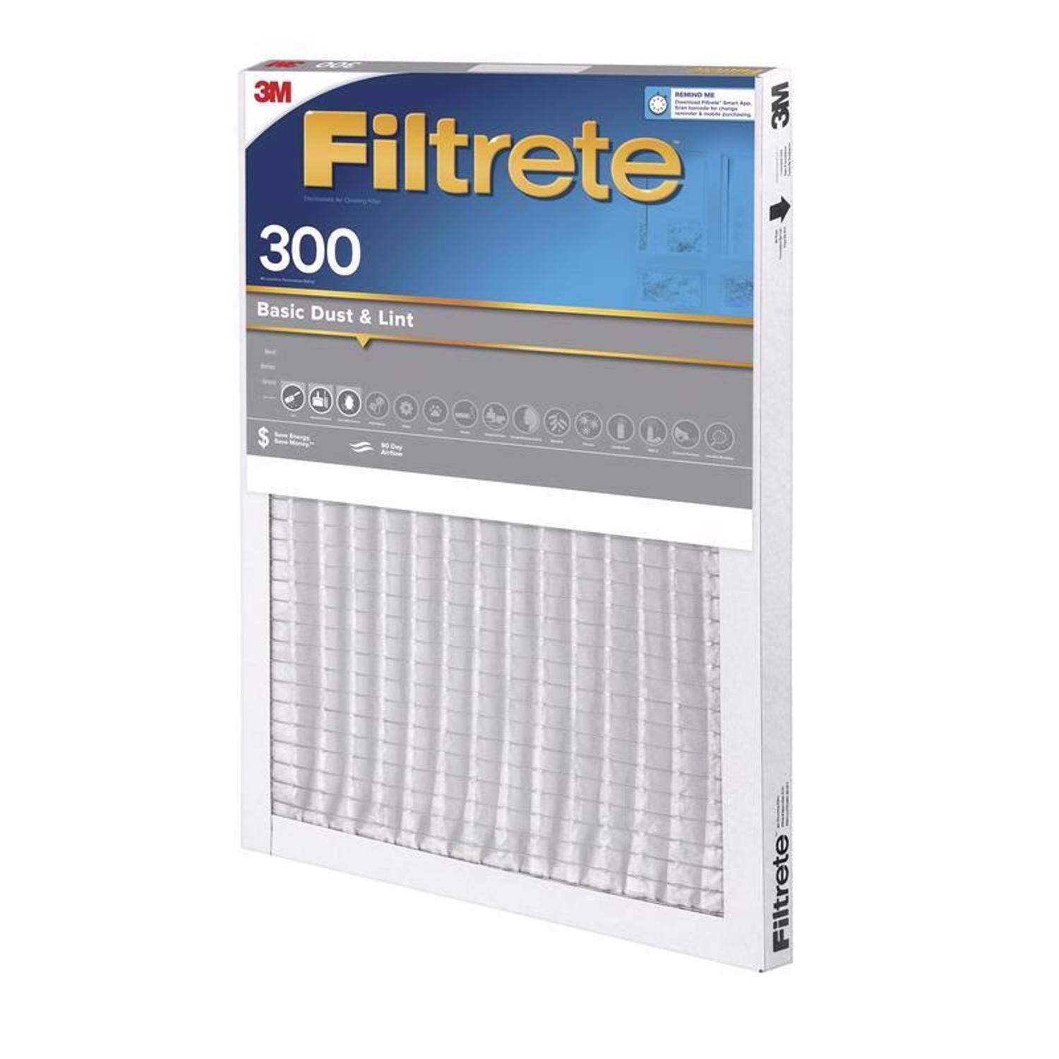 3M REMOVES - 3M Filtrete 300 Basic Dust & Lint Filter