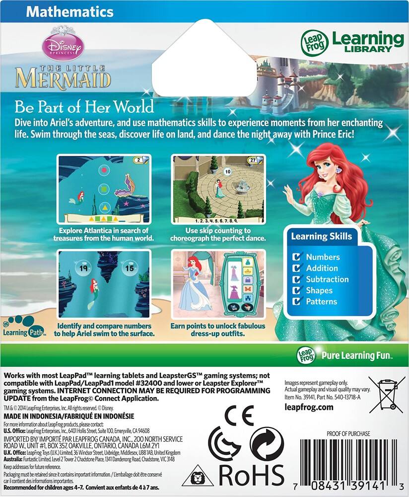 Best Buy: LeapFrog Disney: The Little Mermaid Learning Game 39141