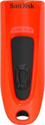SanDisk - Ultra 64GB USB 3.0 Flash Drive - Red - Front_Zoom