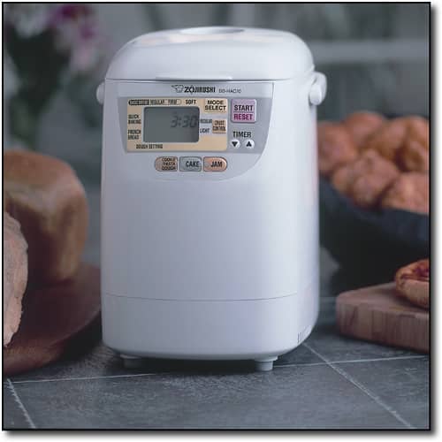 Alt View 1. Zojirushi - Home Bakery Mini Breadmaker - White.