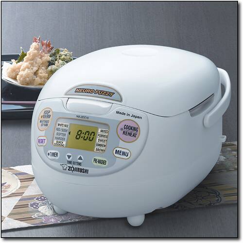 Alt View 1. Zojirushi - Neuro Fuzzy Rice Cooker and Warmer - White.