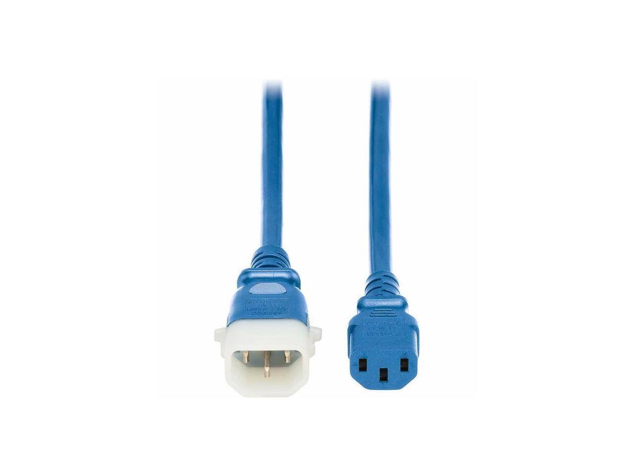 Alt View 1. Eaton - Eaton Tripp Lite PDU C13 to C14 Power Cords - 15A 250V - 6 Pack - Blue.