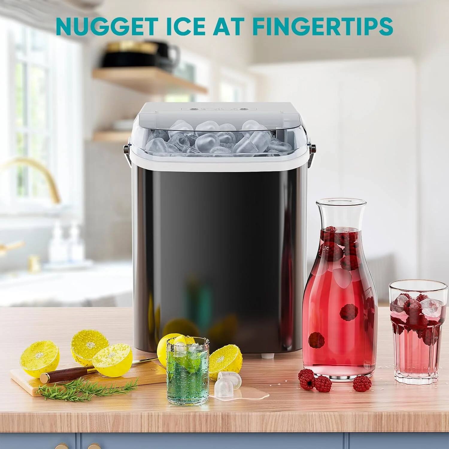 NUGGET ICE AT FINGERTIPS