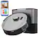 Front. bObsweep - UltraVision Self-Empty Robot Vacuum & Mop, 1.5-Gallon Capacity, 8000 Pa Suction, Object-aware Tech - Stainless Steel.