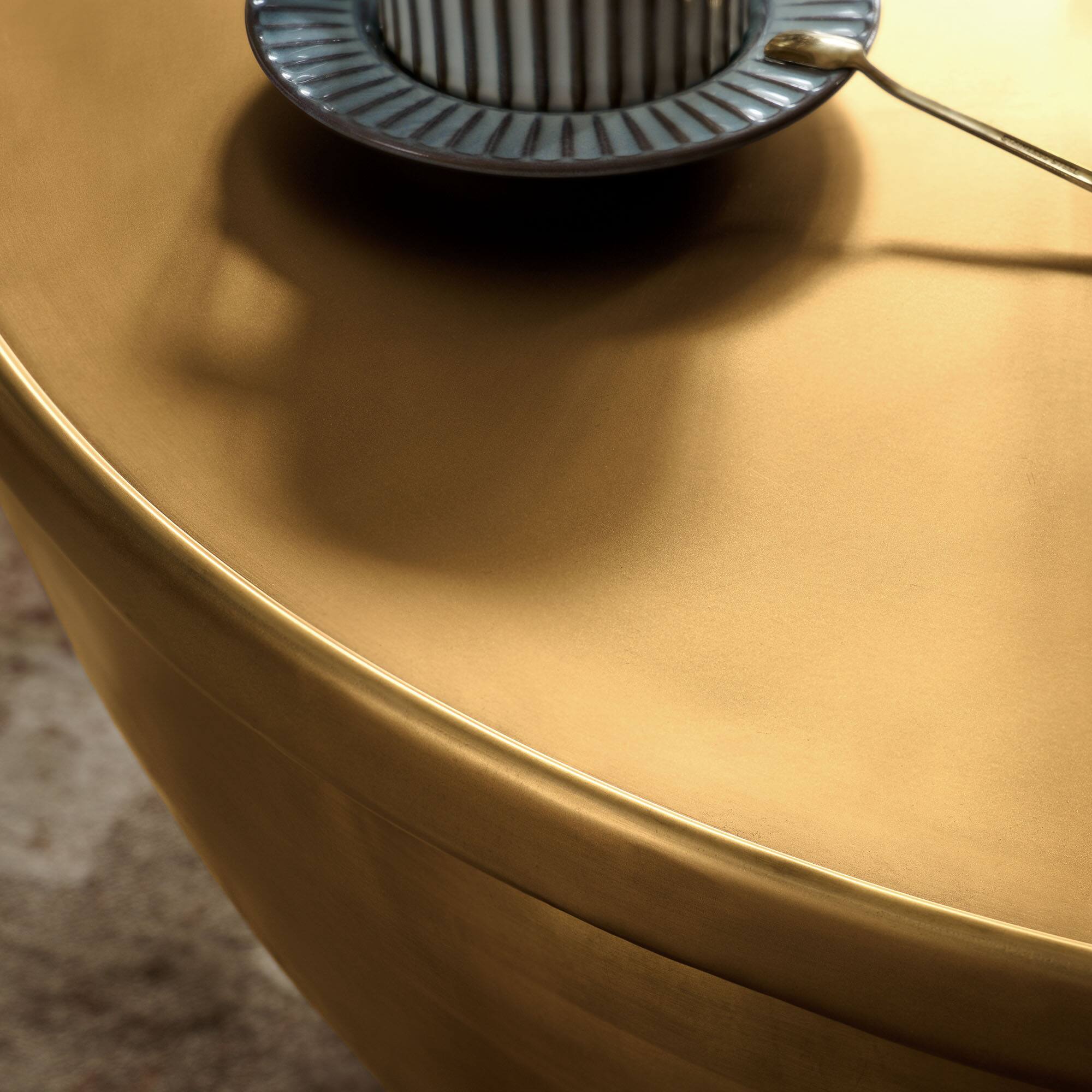 Alt View 2. Modway - Viora 32 Inch Metal Storage Coffee Table by Modway - Burnished Brass.