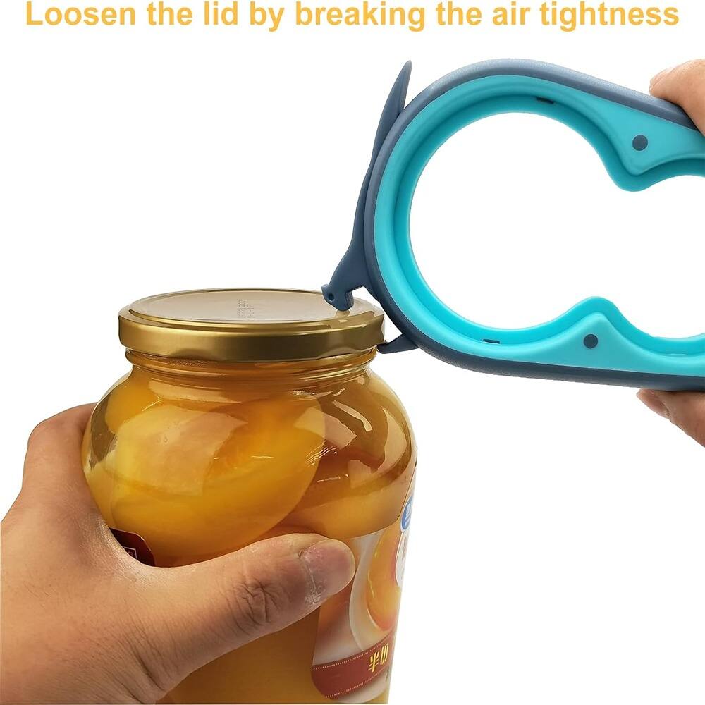 Loosen the lid by breaking the air tightness