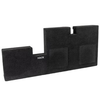 Alt View 1. NVX - 2007-2017 Toyota Tundra Double Cab - Custom-Fit Empty Dual 10" Sealed Subwoofer Enclosure - Black.
