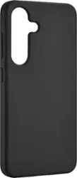 Insignia™ - Recycled Silicone Case for Samsung Galaxy S25 - Black - Angle_Zoom