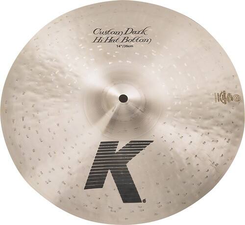 Front Standard. Zildjian - 14" K Custom Dark Hi-Hat Bottom.