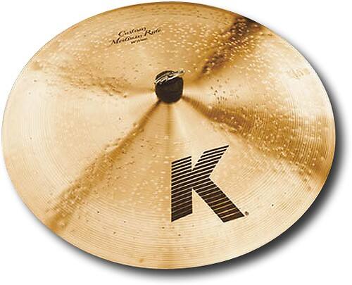 Angle Standard. Zildjian - 20" K Custom Medium Ride Cymbal.