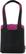 Front Standard. Belkin - Carrying Case (Tote) for 10.2" Notebook, - Fuchsia, Pitch Black.
