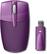 Front Standard. Belkin - Wireless Mobile Mouse - Purple.