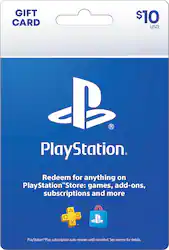 Sony - $10 PlayStation Store Gift Card - Front_Zoom