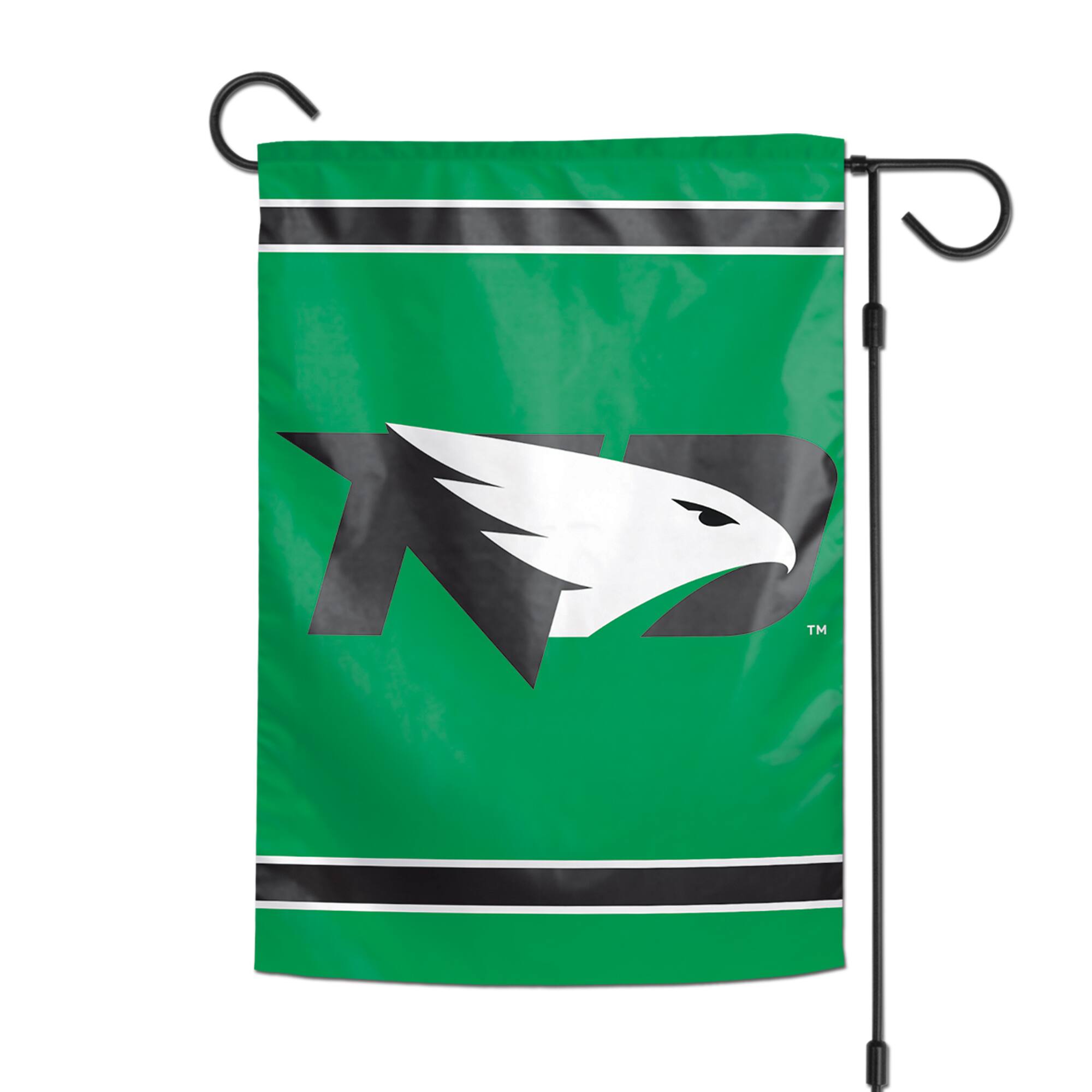 Alt View 1. WinCraft - North Dakota 12" x 18" Team Double-Sided Garden Flag - Multicolor.