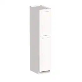 Boyel Living - 18-in W x 90-in H x 27-in D Shaker RTA Kitchen Pantry Tall Cabinet with Soft-Close - White Shaker