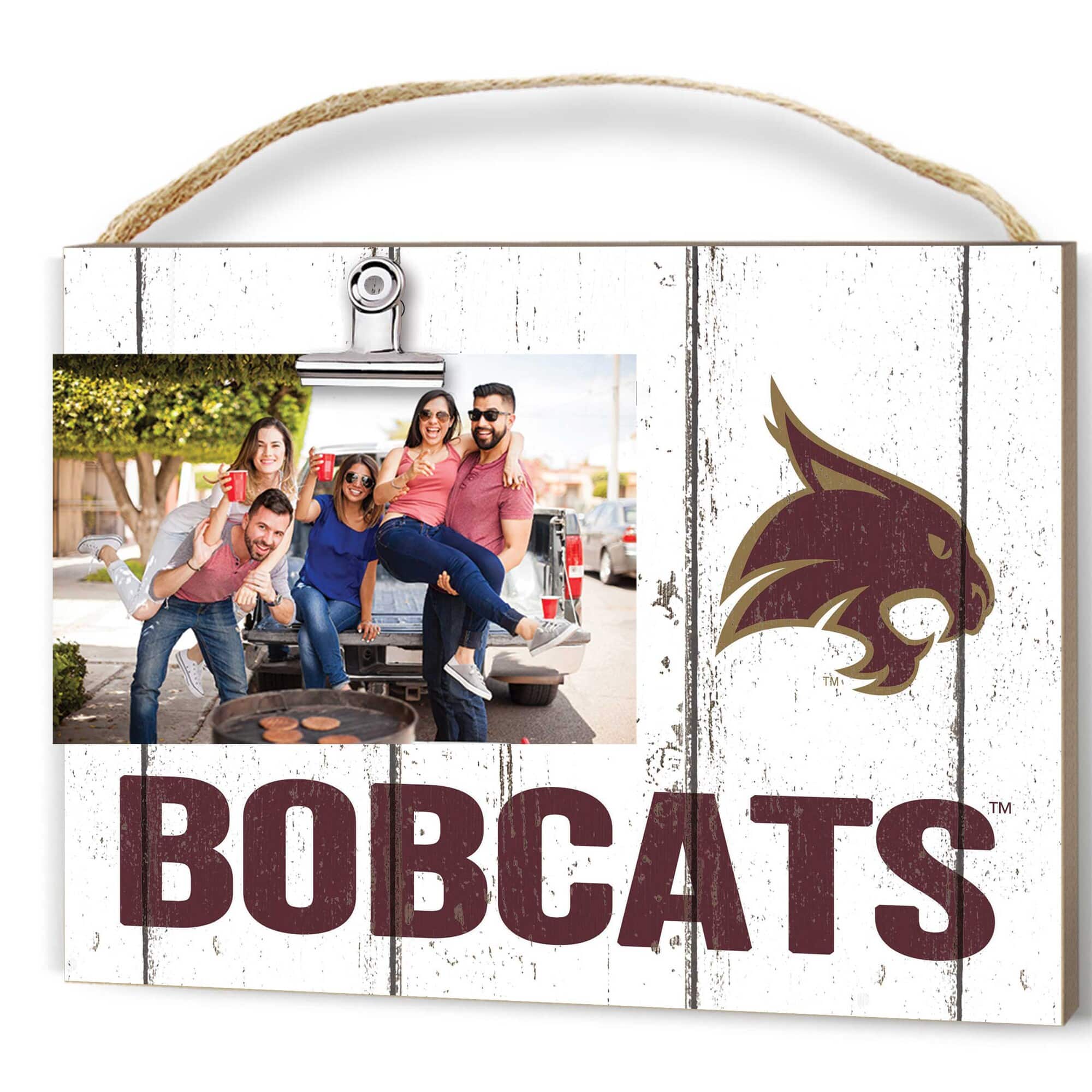 "Jardine - Texas State Bobcats 8"" x 10"" Weathered Clip It Frame - White" price history on PriceWatchPro