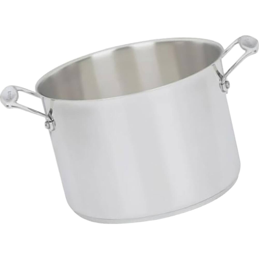 Alt View 5. Cuisinart - Chef's Classic 8-Quart Stockpot 766-24 - Silver.