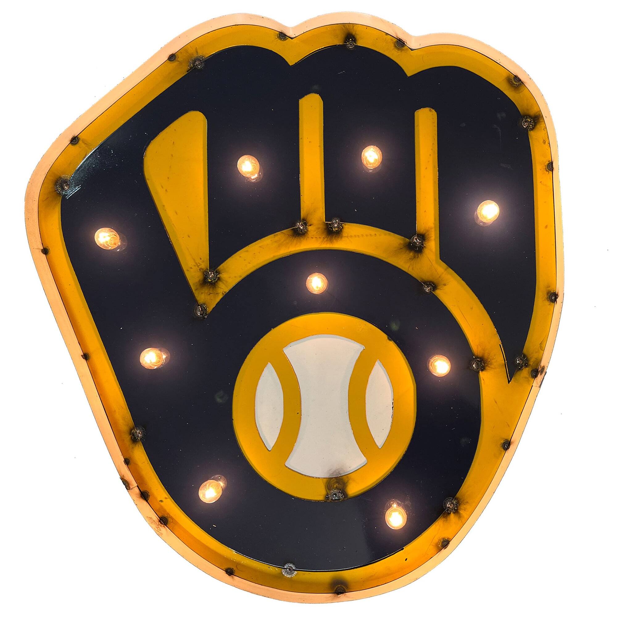 Front. Imperial - 24" x 22" Lighted Logo Recycled Metal Sign - Multicolor.