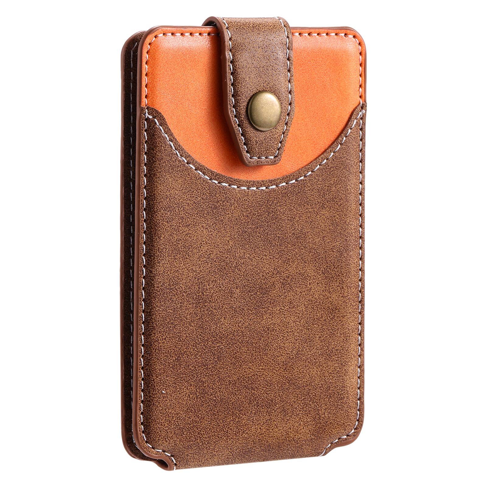 Alt View 4. Dteck - For Apple iPhone 17 Pro Max Case,2-in-1 Magnetic Detachable PU Leather Wallet Flip Stand Card Holder TPU Inner Cover - Brown.