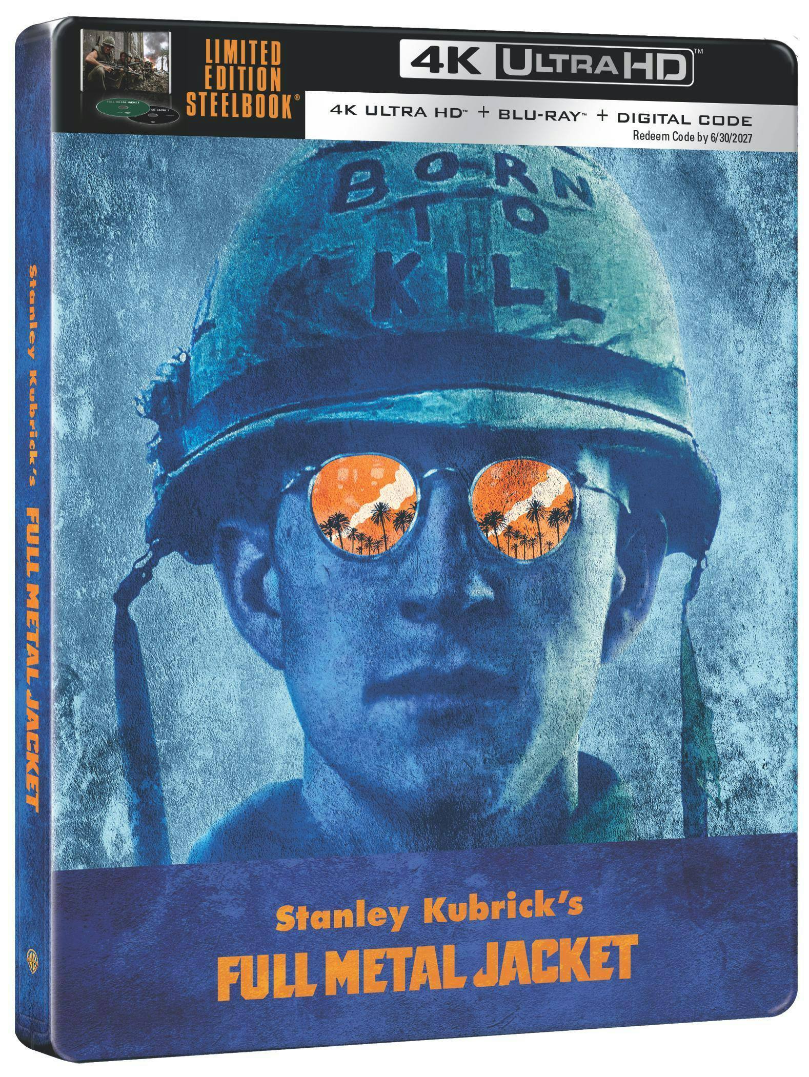 Back. Full Metal Jacket (Steelbook)   - 4K Blu-Ray.