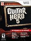 Front Detail. Guitar Hero 5 - Nintendo Wii.