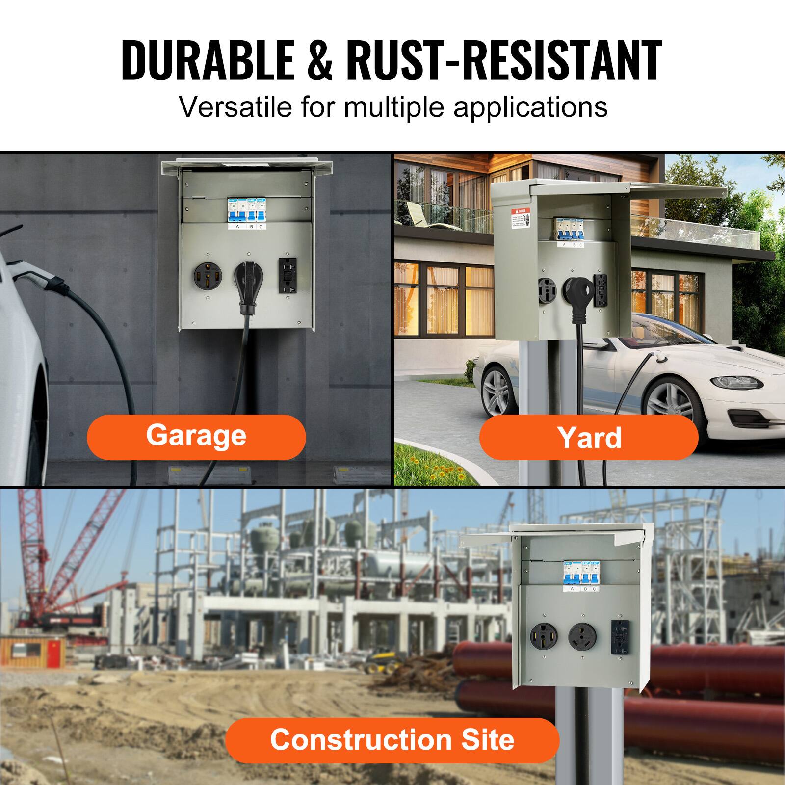 DURABLE & RUST-RESISTANT  
Versatile for multiple applications  

- Garage  
- Yard  
- Construction Site