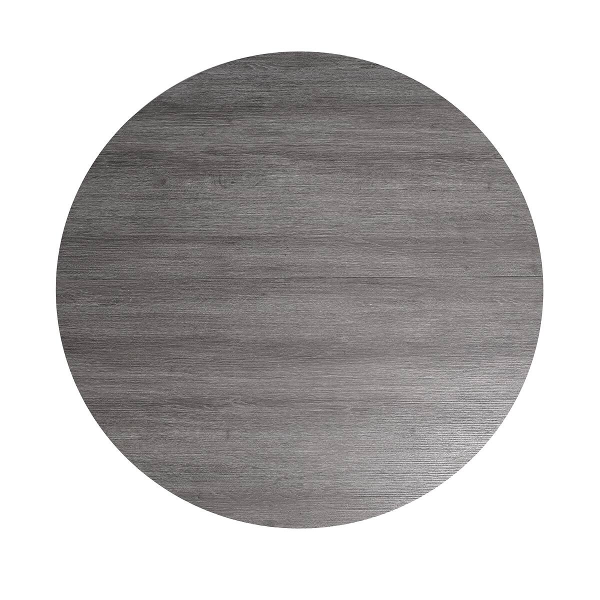 Alt View 2. Loheer - Loheer Round Dining Table Gray Two-Tone Finish U-Shaped Pedestal Base Seats Four - Gray.