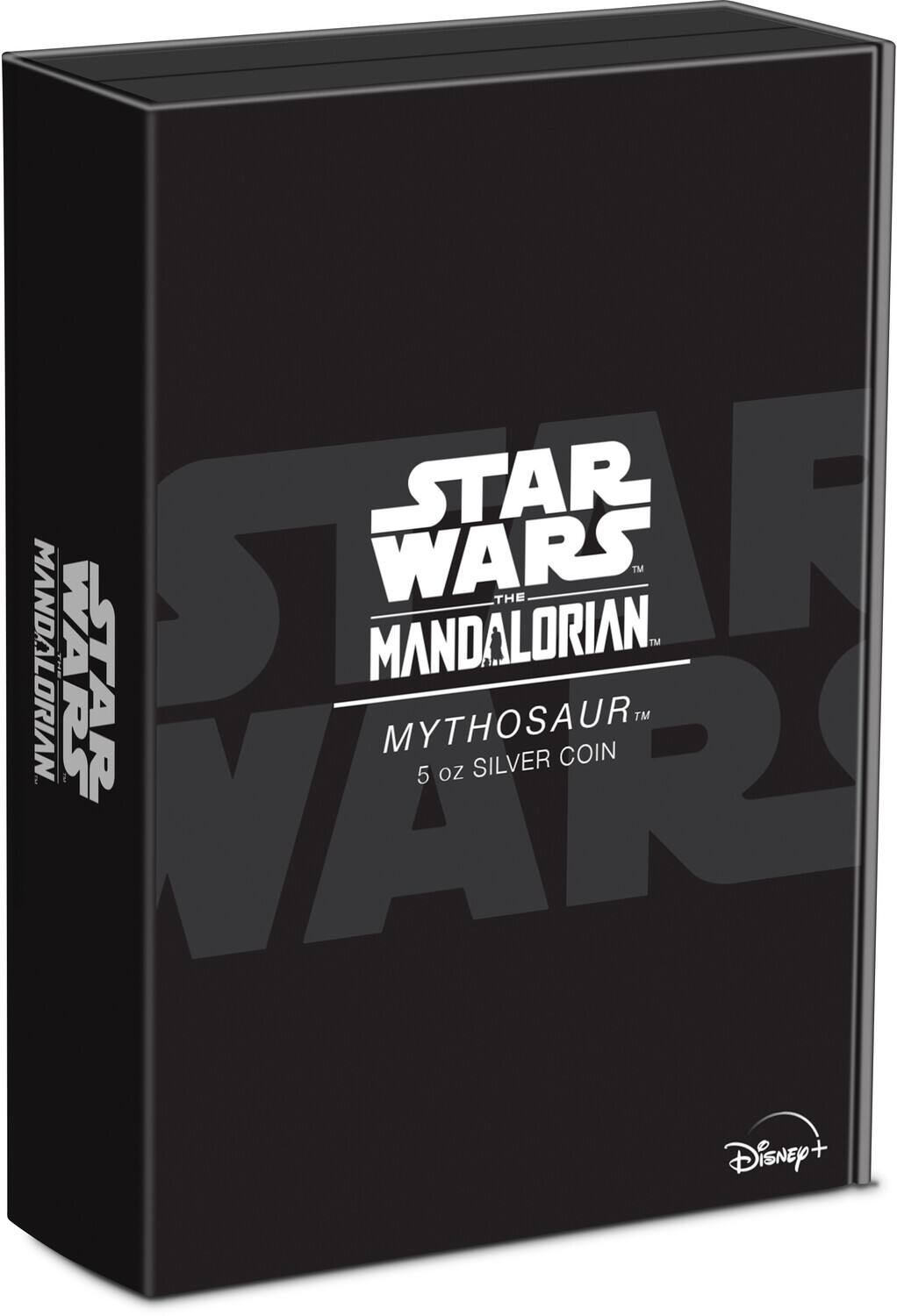 STAR WARS THE MANDALORIAN MYTHOSAUR 5 oz SILVER COIN Disney+