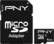 Front Standard. PNY - 8GB microSD Class 4 Memory Card.