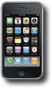 Front Standard. Apple® - iPhone 3GS with 32GB Memory - Black (AT&T).