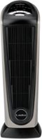 Lasko - Ceramic Tower Space Heater with Remote Control - Black/Silver - Front_Zoom