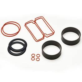 VEVOR - Air Compressor Cylinder Sleeve & Compression Ring Kit, Stainless Steel Air Compressor Replacement Parts, Head Gaskets - Black