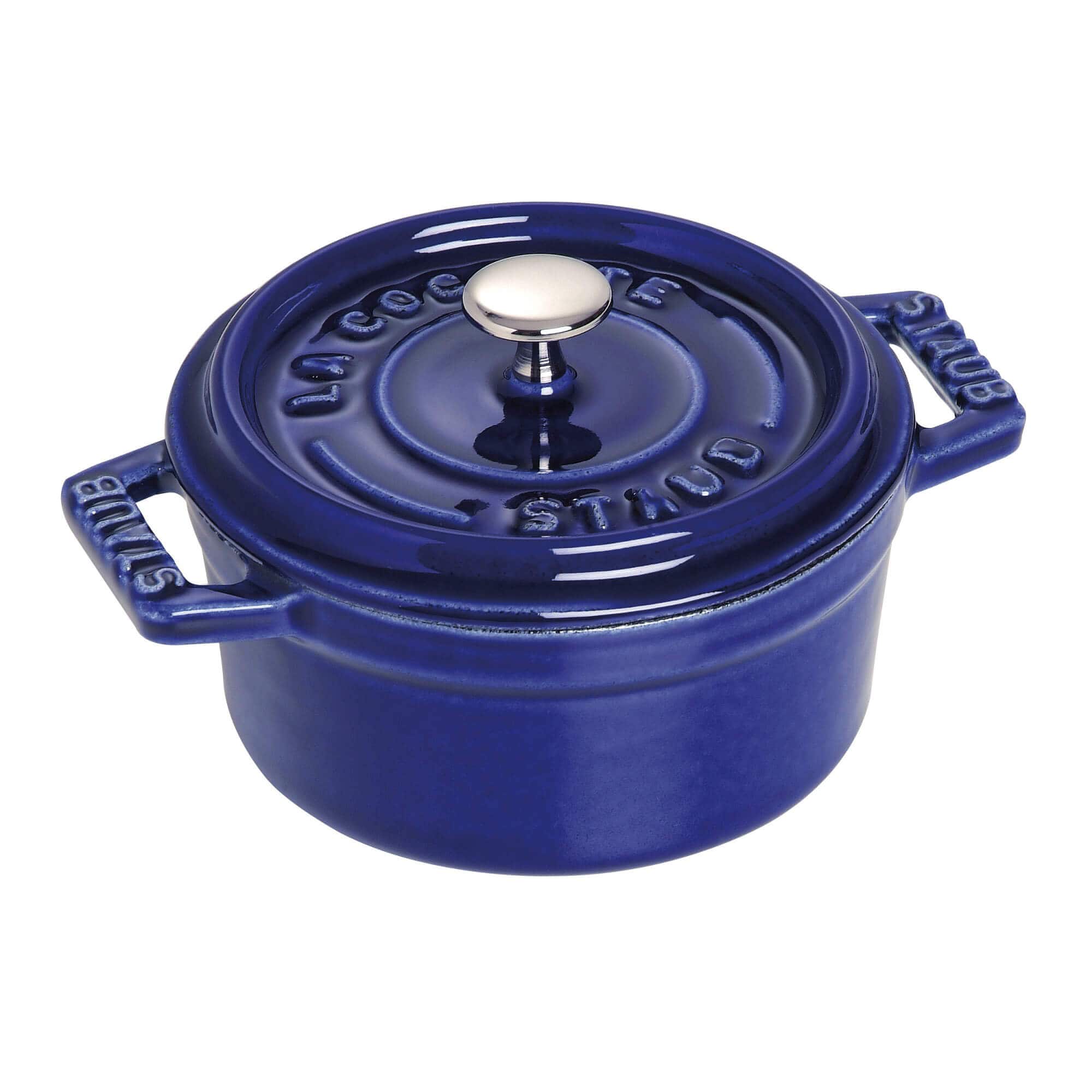 Staub - Cast Iron 0.25-qt Mini Round Cocotte - Dark Blue price history on PriceWatchPro