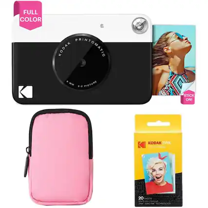 FULL COLOR
KODAK PRINTOMATIC
8 MM 3:2 PICTURE
STICK ON!
KODAK ZINK Photo Paper
live IN u GIl COLOR PROOF
20 SHEETS 50x76 mm 2x3 inch smile
ZINK ZERO INK TECHNOLOGY