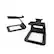 Front. Kanto - Elevated Desktop Speaker Stands for Small Speakers, Pair - Black.