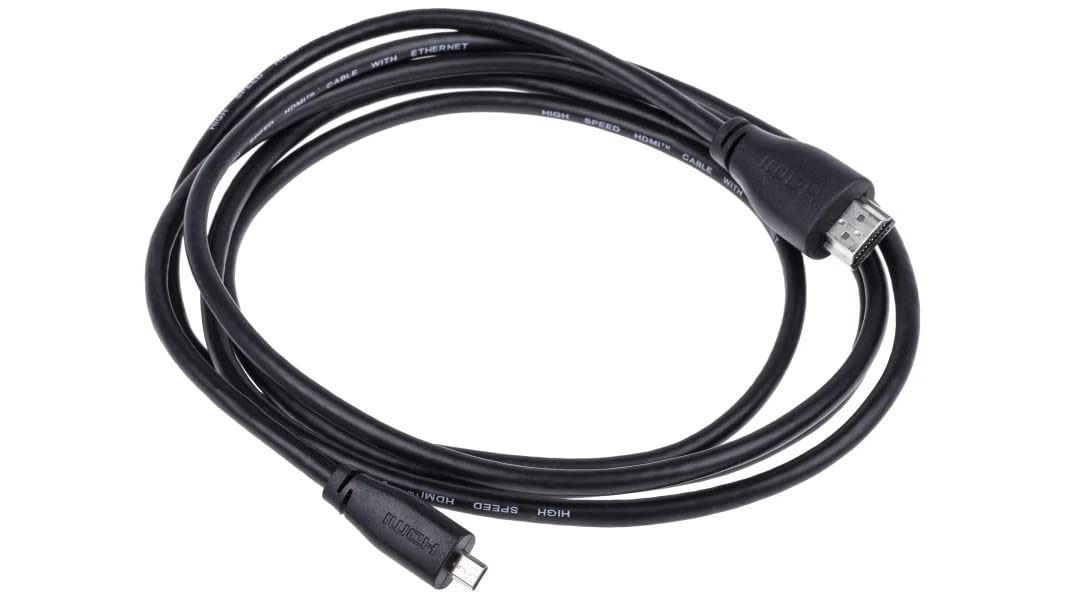Raspberry Pi SC0532 Micro HDMI to HDMI Cable Long 2M Black - Best Buy