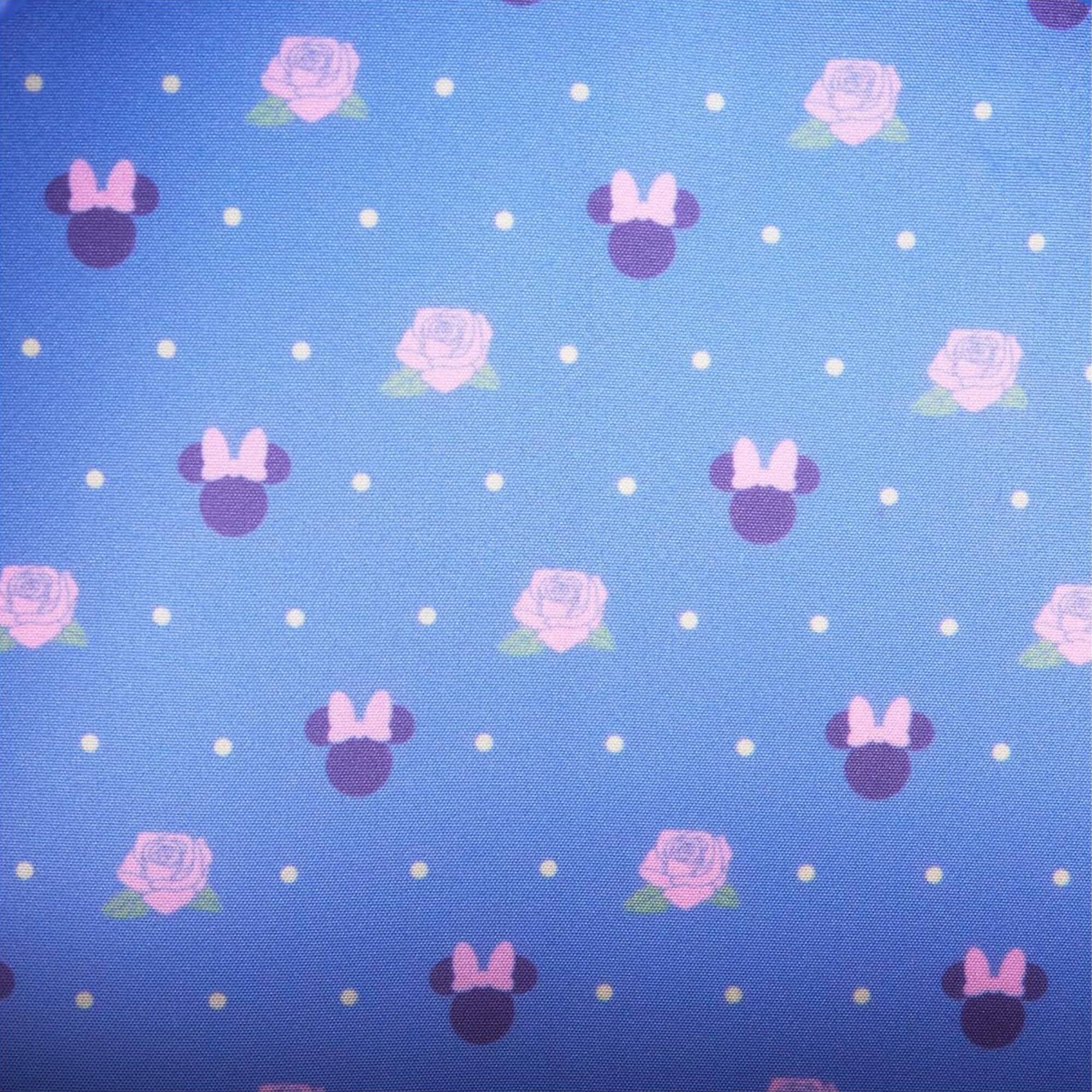 Alt View 5. LoungeFly - Loungefly Disney Minnie Floral and Lace Round Pink Mini Backpack - Multicolored.