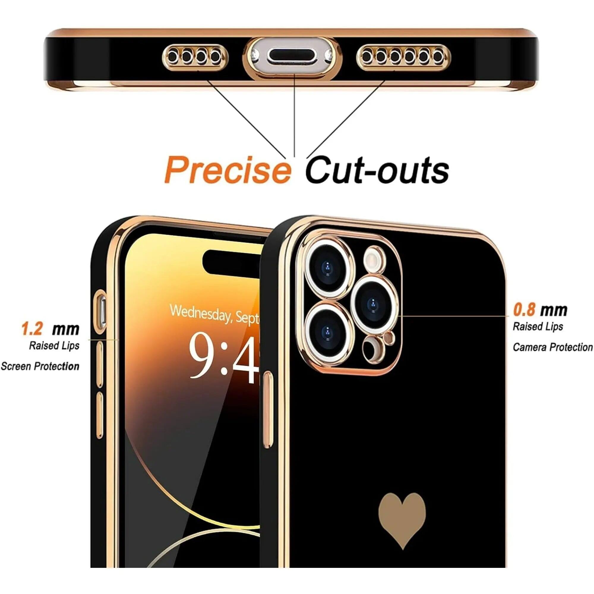 Precise Cut-outs

1.2 mm Raised Lips Screen Protection

0.8 mm Raised Lips Camera Protection