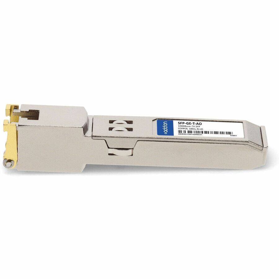 SFP-GE-T-AO  
1000BASE-TX  
SFP COPPER  
COPPER, 100m, RJ-45  
24 mI  
1 NN  
odolon