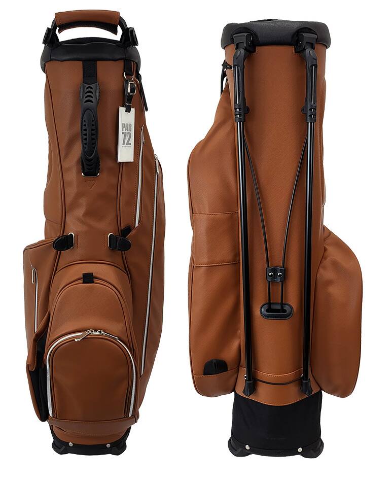 Back. Par 72 - PA5PNC18 Stand Bag - Brown.