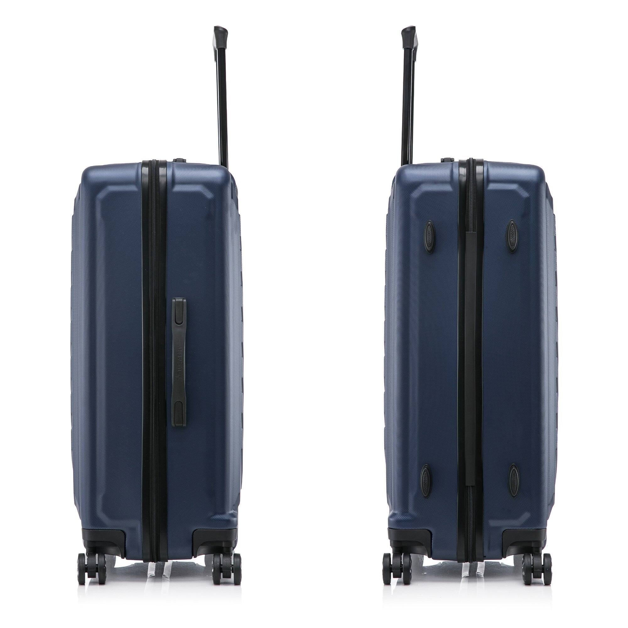 Alt View 5. US Army - FOX 28" Large Suitcase - NAVY BLUE.