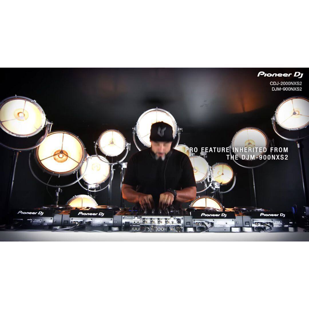 Pioneer DJ CDJ-2000NXS2 DJM-900NXS2 PRO FEATURE INHERITED FROM THE DJM-900NXS2