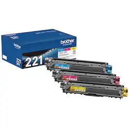 Brother - TN221 3-Pack Standard-Yield Toner Cartridges - Cyan/Magenta/Yellow