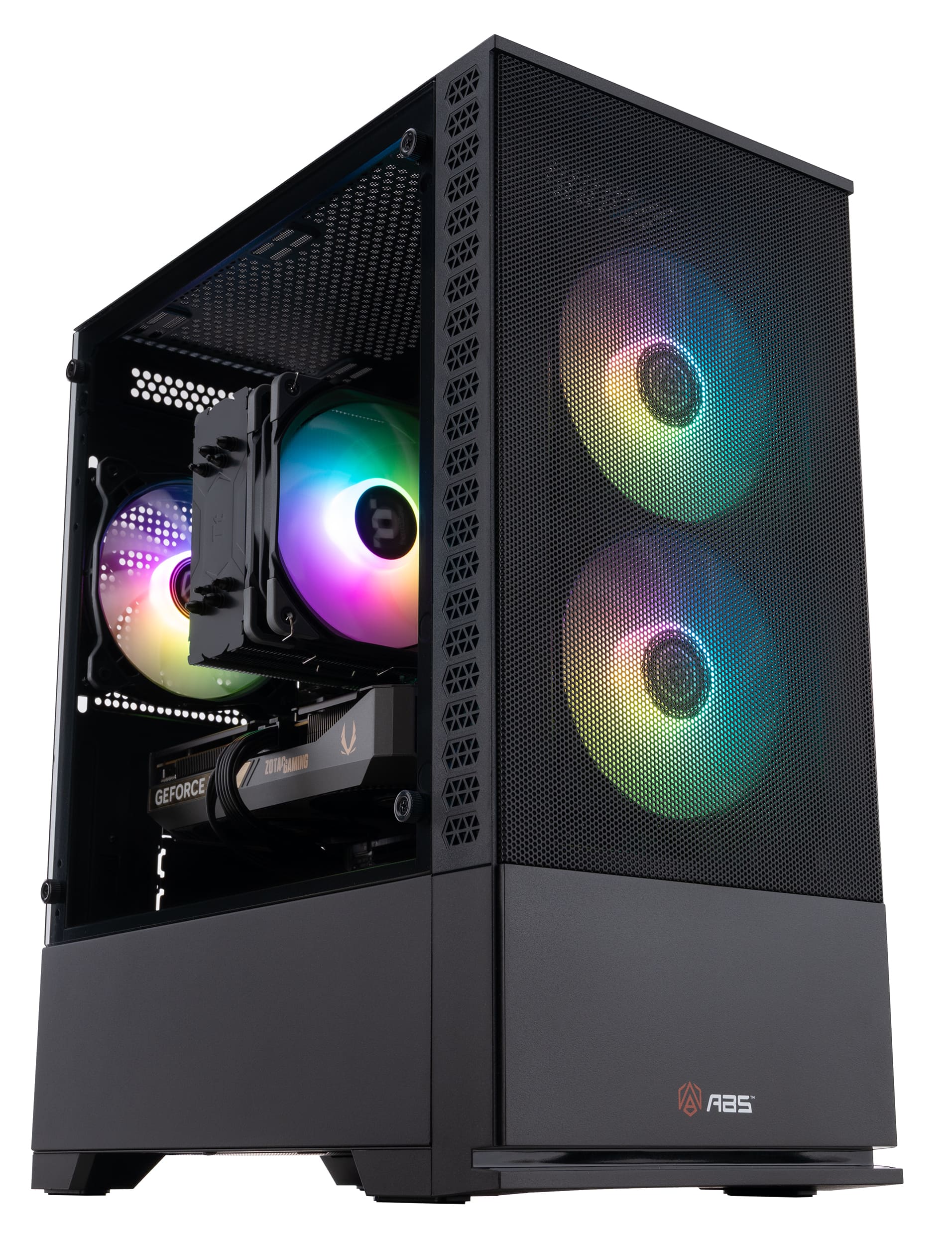 ADVANCED BATTLESTATIONS ABS Cyclone Ruby Gaming PC Windows 11 AMD
