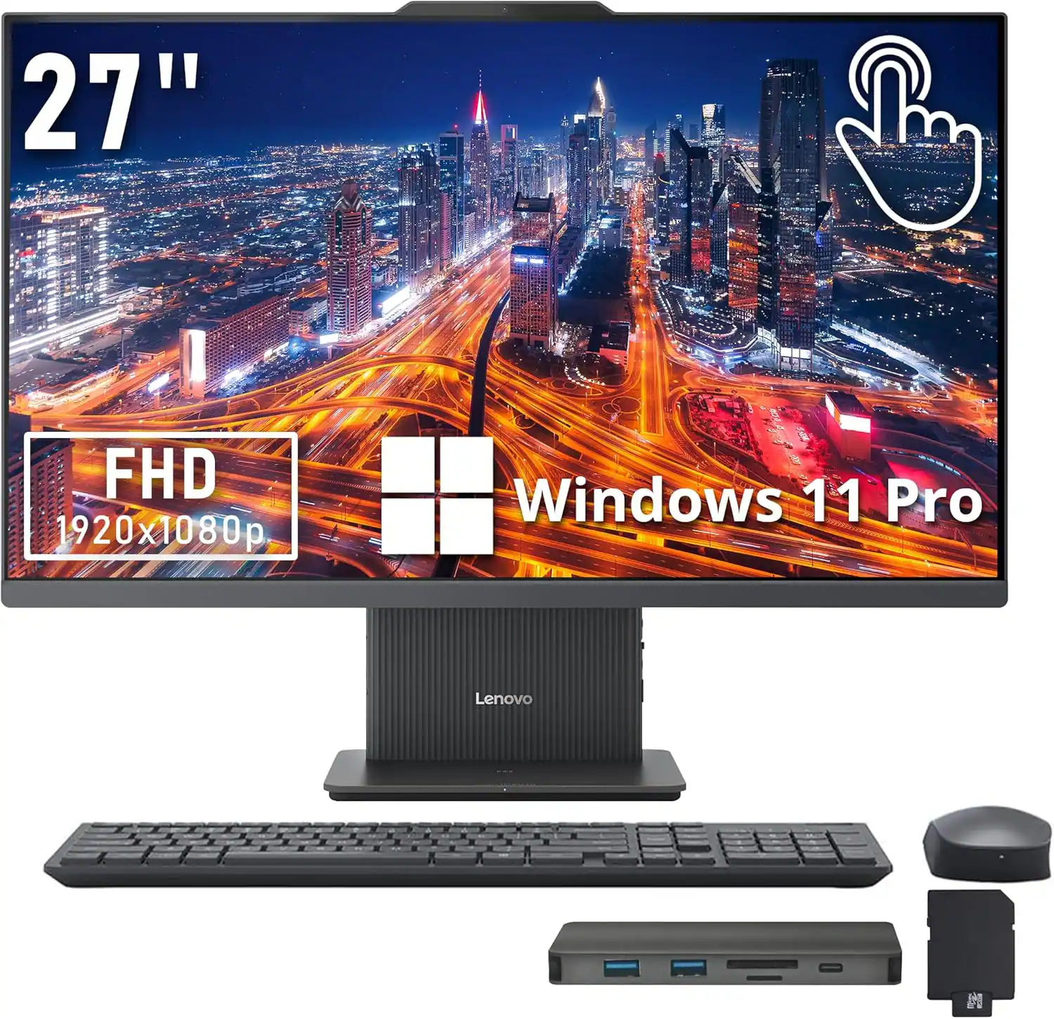 27" FHD 1920x1080p
Windows 11 Pro
Lenovo
