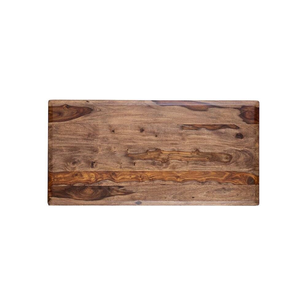 Angle. Porter Designs - Sonora Solid Sheesham Wood Coffee Table - Brown.