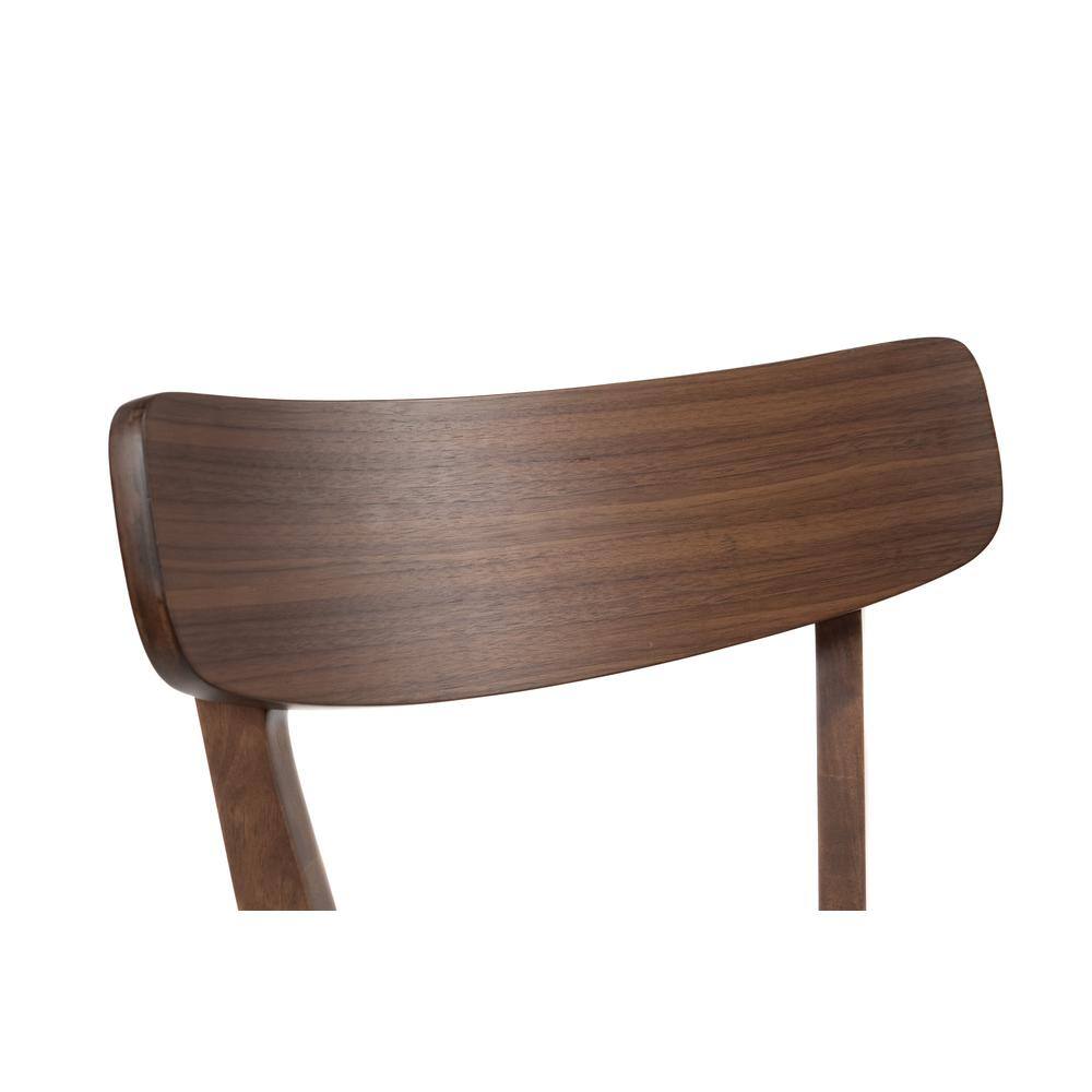 Alt View 4. New Classic Furniture - Gabby Chair-Walnut - Brown.