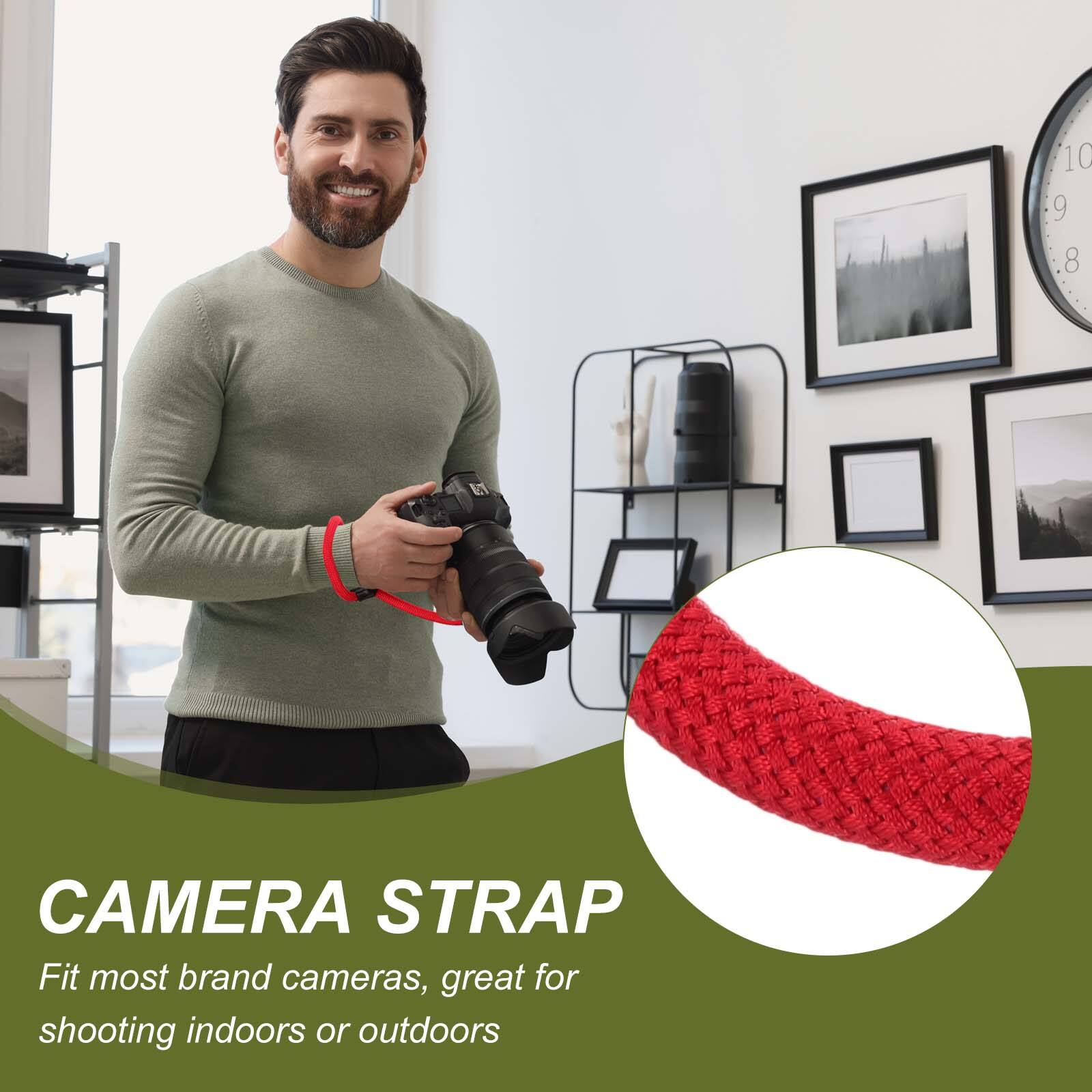 10 9 8 V CAMERA STRAP  
Fit most brand cameras, great for shooting indoors or outdoors  

CAMERA STRAP  
Fit most brand cameras, great for shooting indoors or outdoors