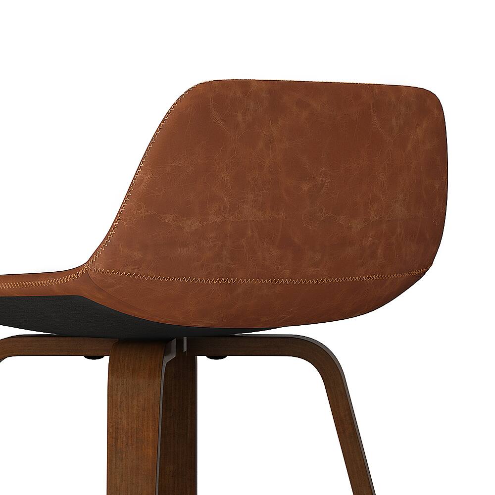 Alt View 15. Simpli Home - Randolph Bentwood Counter Height Stool (Set of 2) - Deep Tan.