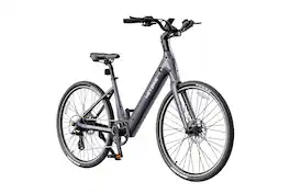 Heybike - Venus E-Bike w/ 85 Miles Max Range & 28 MPH Max Speed - 750W Motor, Hydraulic Disc Brakes, Dual Sensor & Fork Suspension - Gray